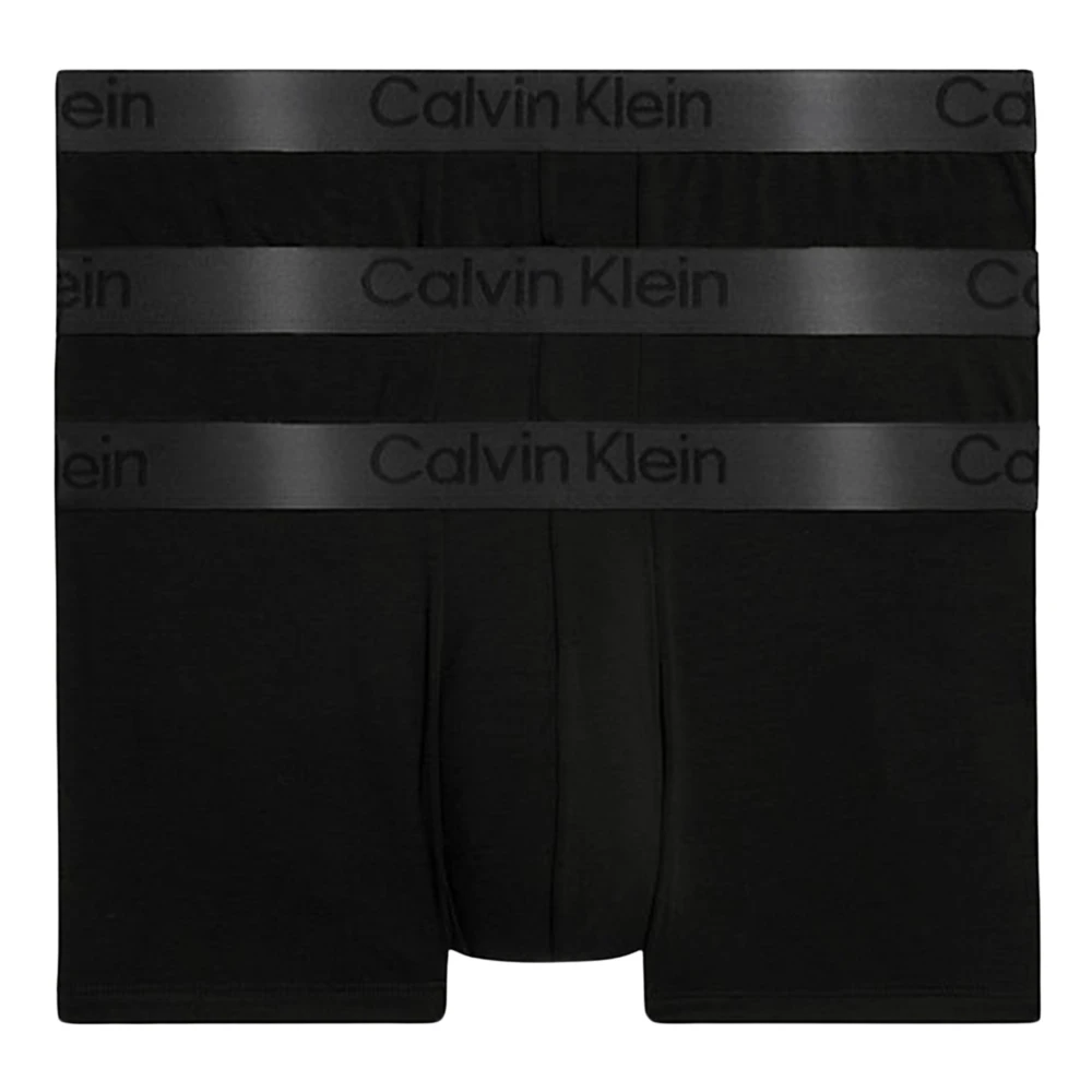 Calvin Klein 3 Pack Low Rise Trunk Set Black Heren