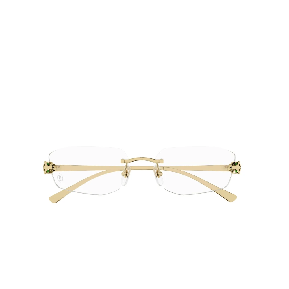 Cartier Panthère Bril Goud Vierkant Randloos Yellow Unisex