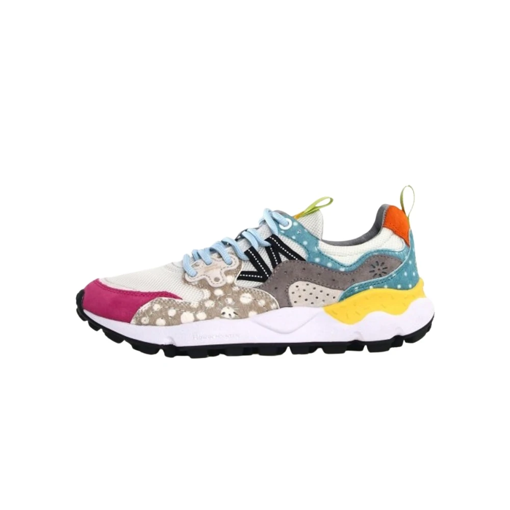 Flower Mountain Women's Multicolor Sneakers, 4 Uk, Yamano 3 Sneaker