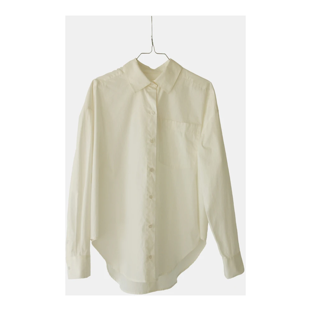 Designers Remix Claire Oversized Shirt Beige Dames