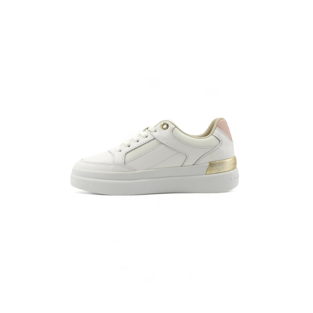 Tommy Hilfiger Lux Hardware Court Sneaker Dames Schoenen Wit