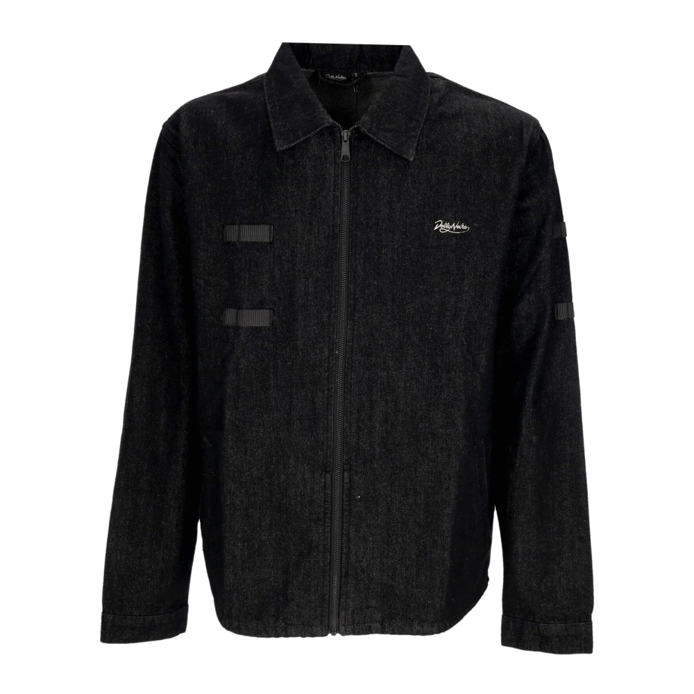 Dolly Noire Canvas Ritsjas Zwart Black Heren