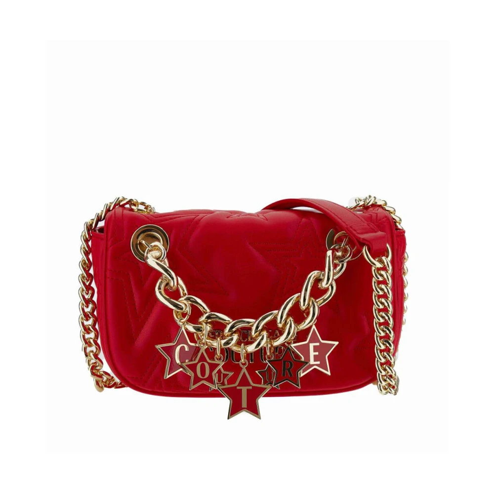 Versace Schoudertas met zichtbaar logo Red Dames