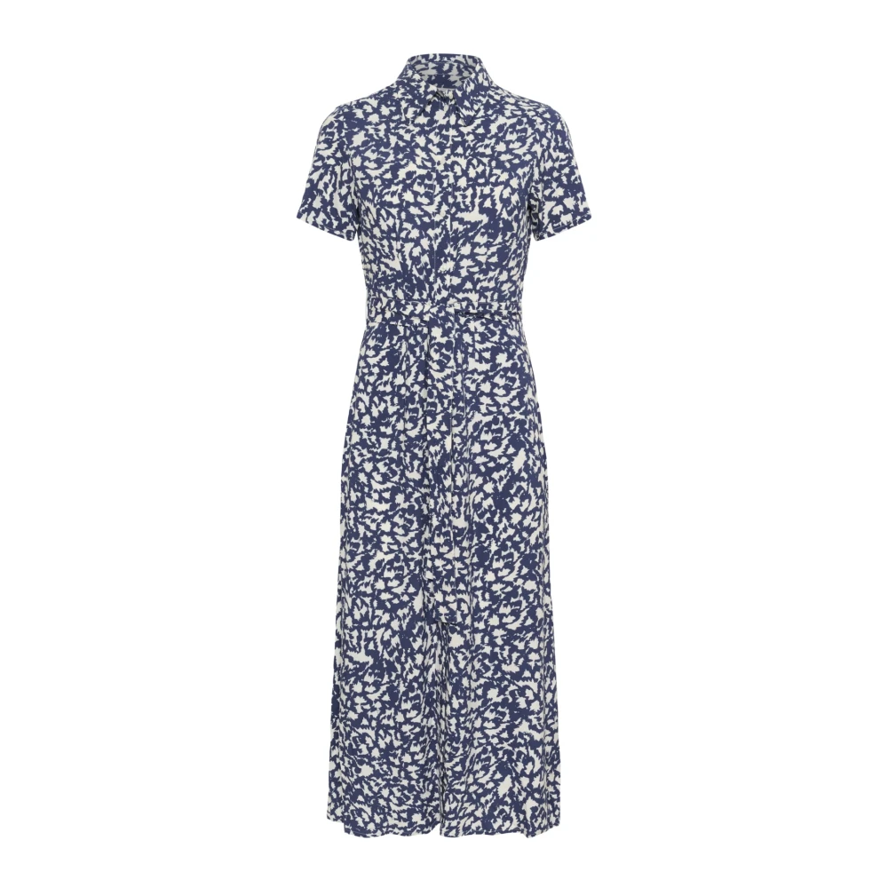 Part Two Multicolor Ocean Graphic Print Dress - Female - Shirt Dresses - 2XS - Dresses