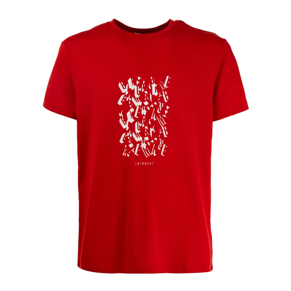 Bikkembergs Stijlvolle T-shirt Collectie voor Mannen Red Heren