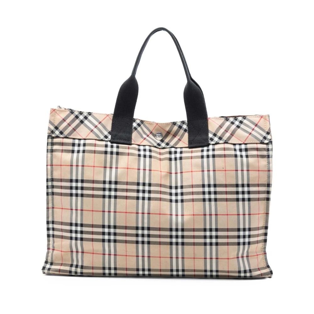 Burberry Vintage Women's Beige Pre-Owned Tote Bag