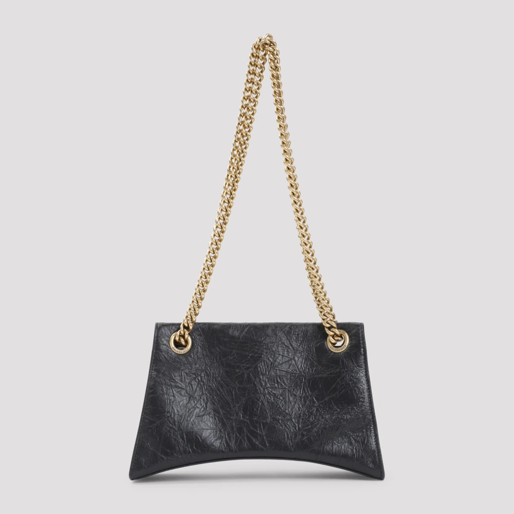 Balenciaga Zwarte Crush Chain Tas Black Dames