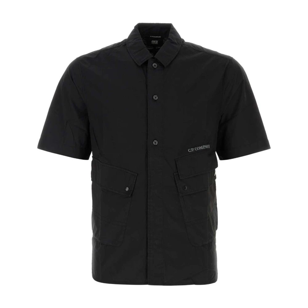 C.P. Company Short Sleeve Shirts Black Heren