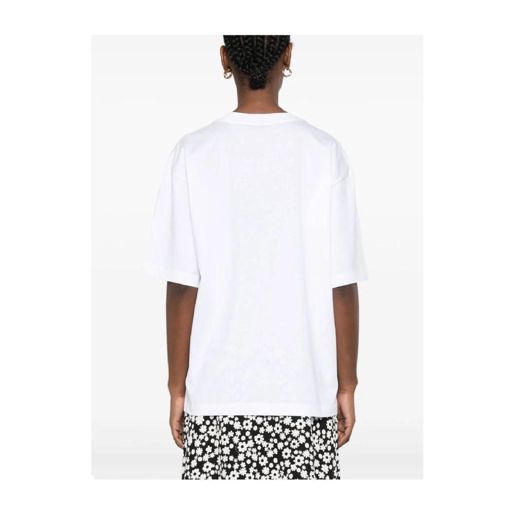 Marni Stijlvolle T-shirt Collectie White Dames