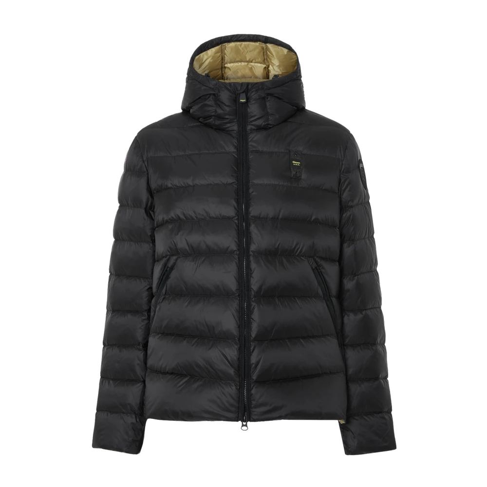 Blauer Zwarte hoodie Black Heren