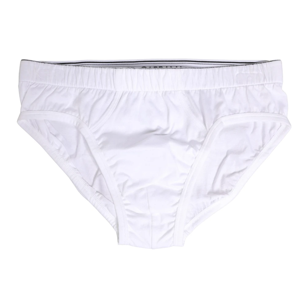Dolce & Gabbana Men's White Underpants, S, Midi Brief Underwear