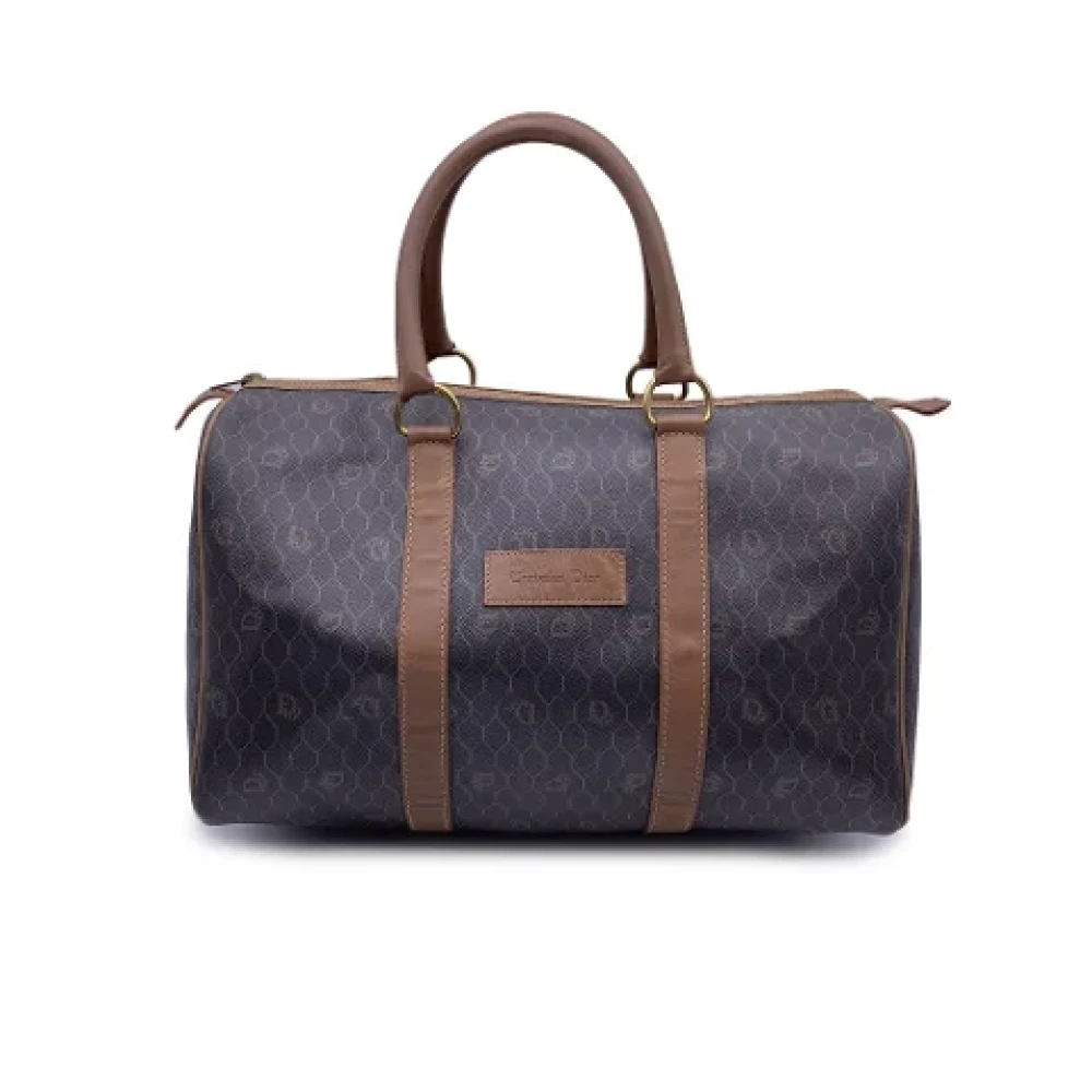Dior Vintage Pre-owned Cotton dior-bags Brown Dames