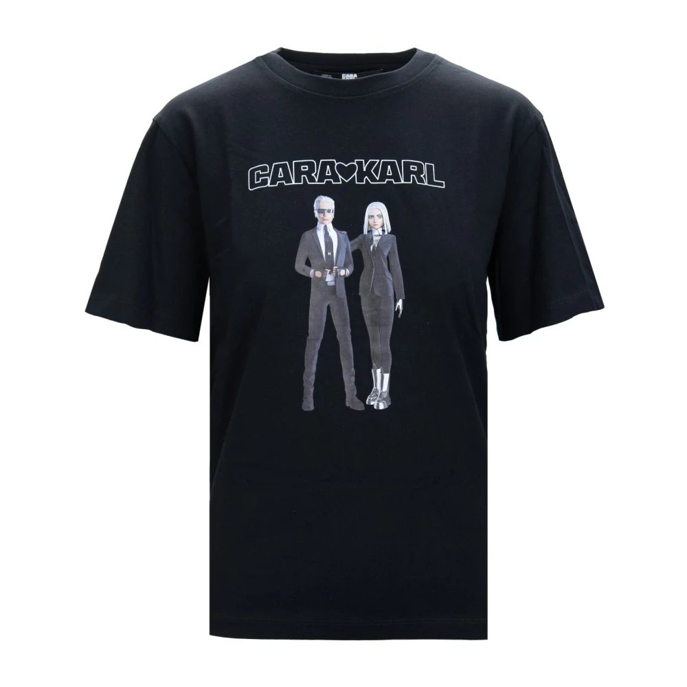 Karl Lagerfeld T-shirt Donna da infilare Black Dames