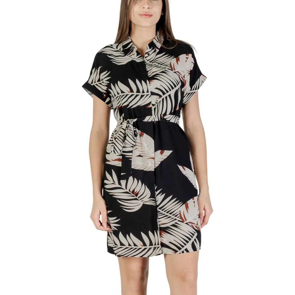 Vero Moda Women's Black Vmeasy Joy Shirt Dress - Shirt Dresses - M- Dresses