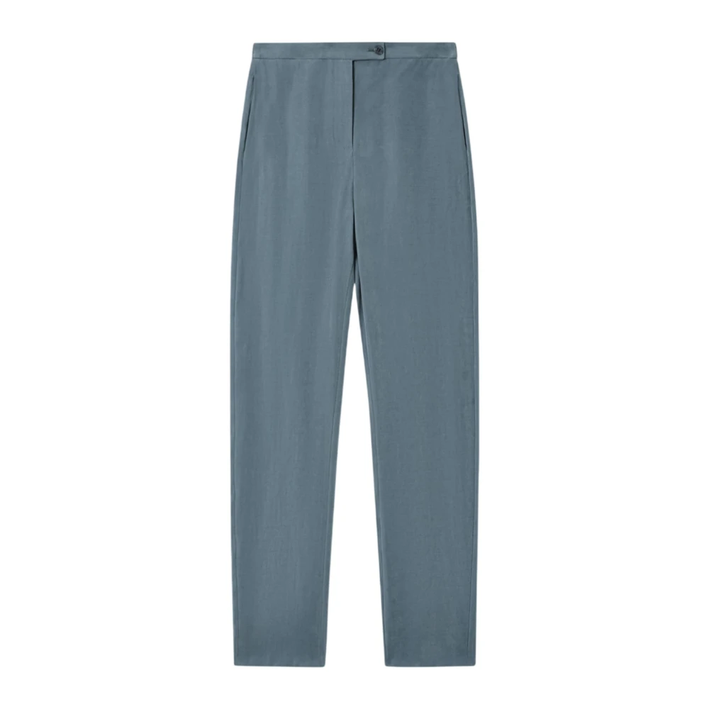 Emporio Armani Vrouw Blauw Washed Twill Trousers