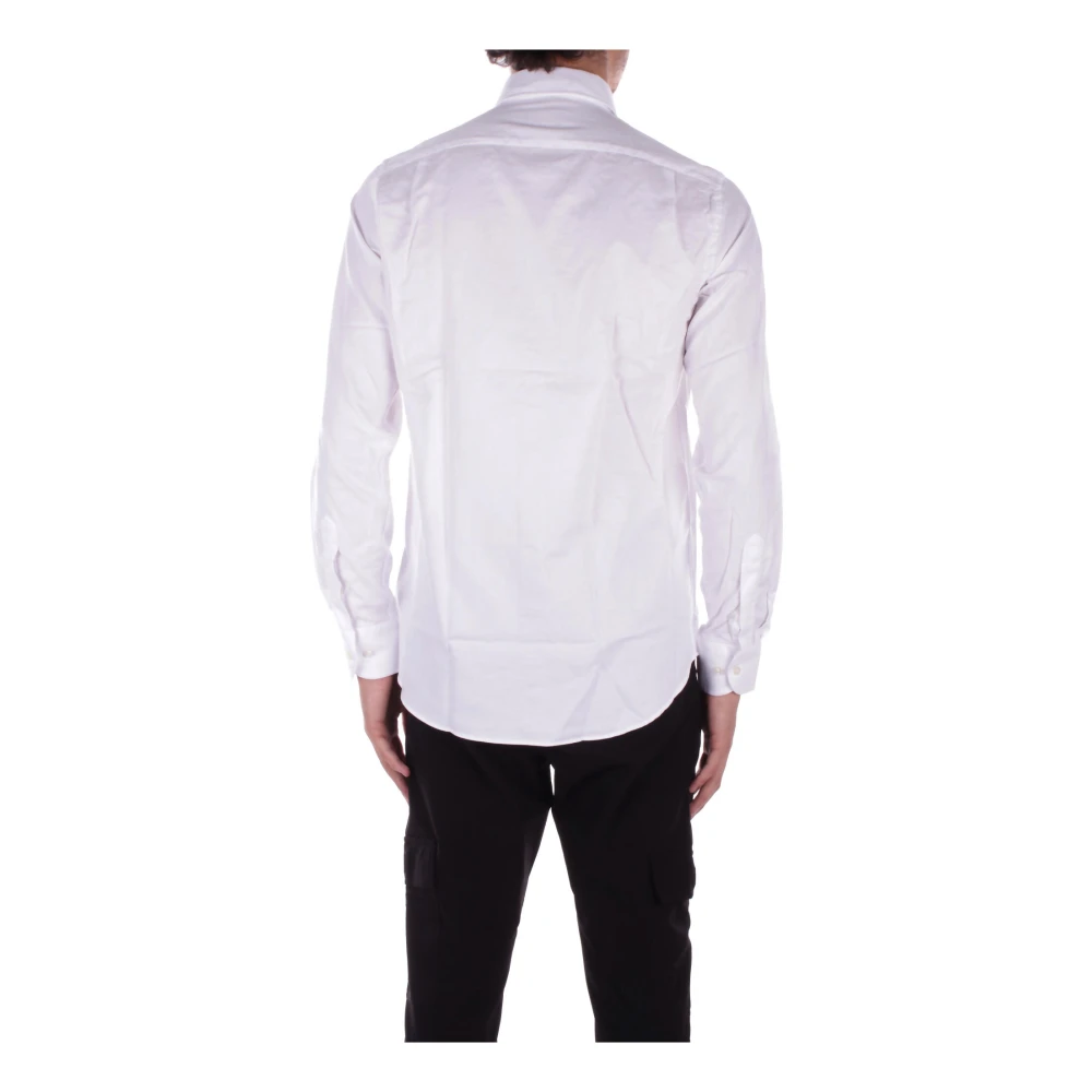 PAUL & SHARK Yachting Logo Front Button Shirt White Heren
