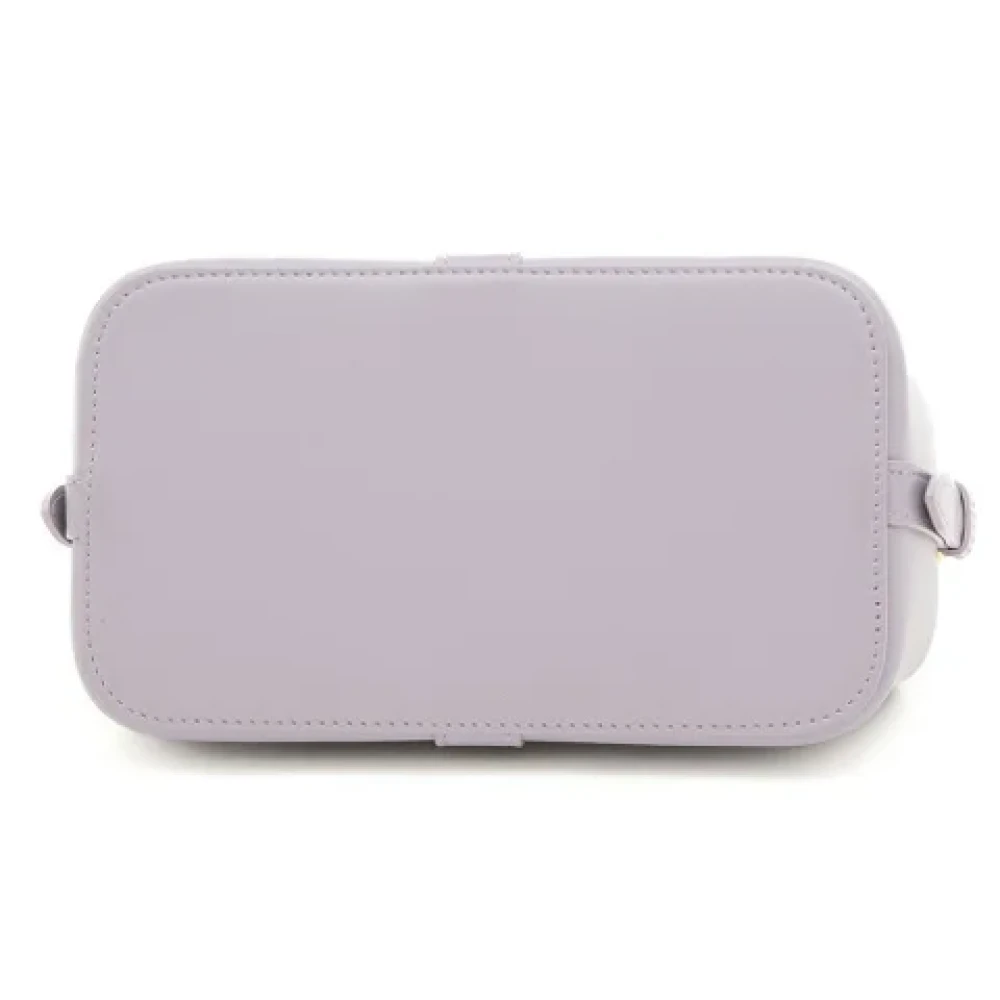 Celine Vintage Pre-owned Leather celine-bags Purple Dames