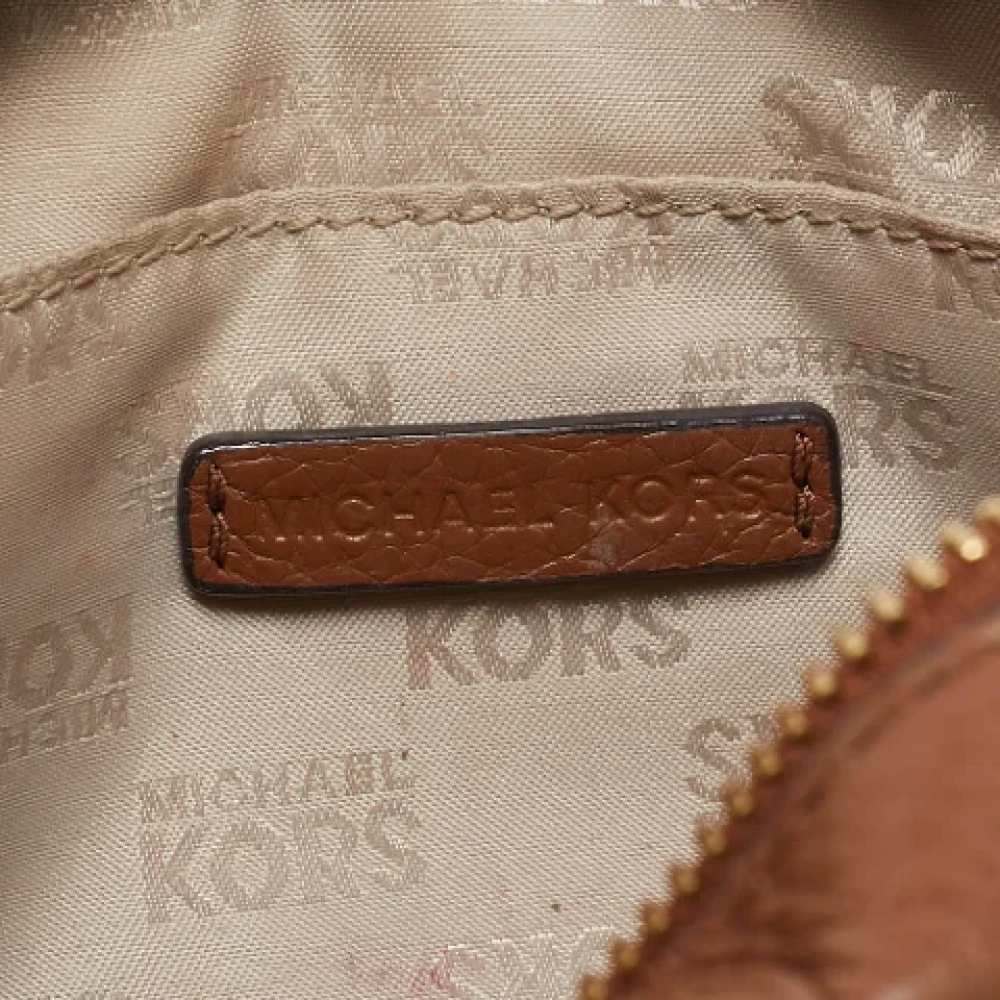 Michael Kors Pre-owned Leather crossbody-bags Brown Dames