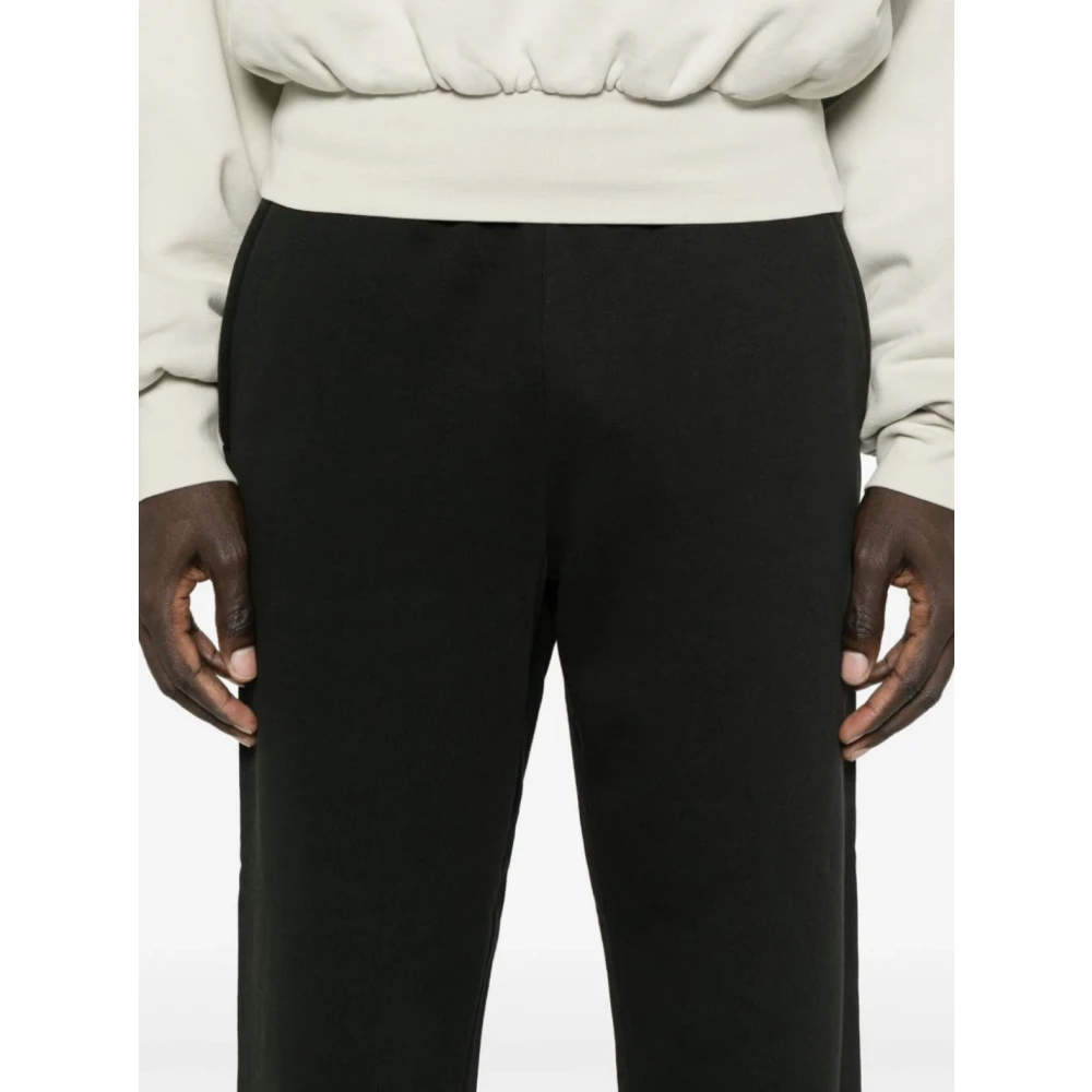 Entire Studios Straight Leg Sweatpant in Soot Black Heren