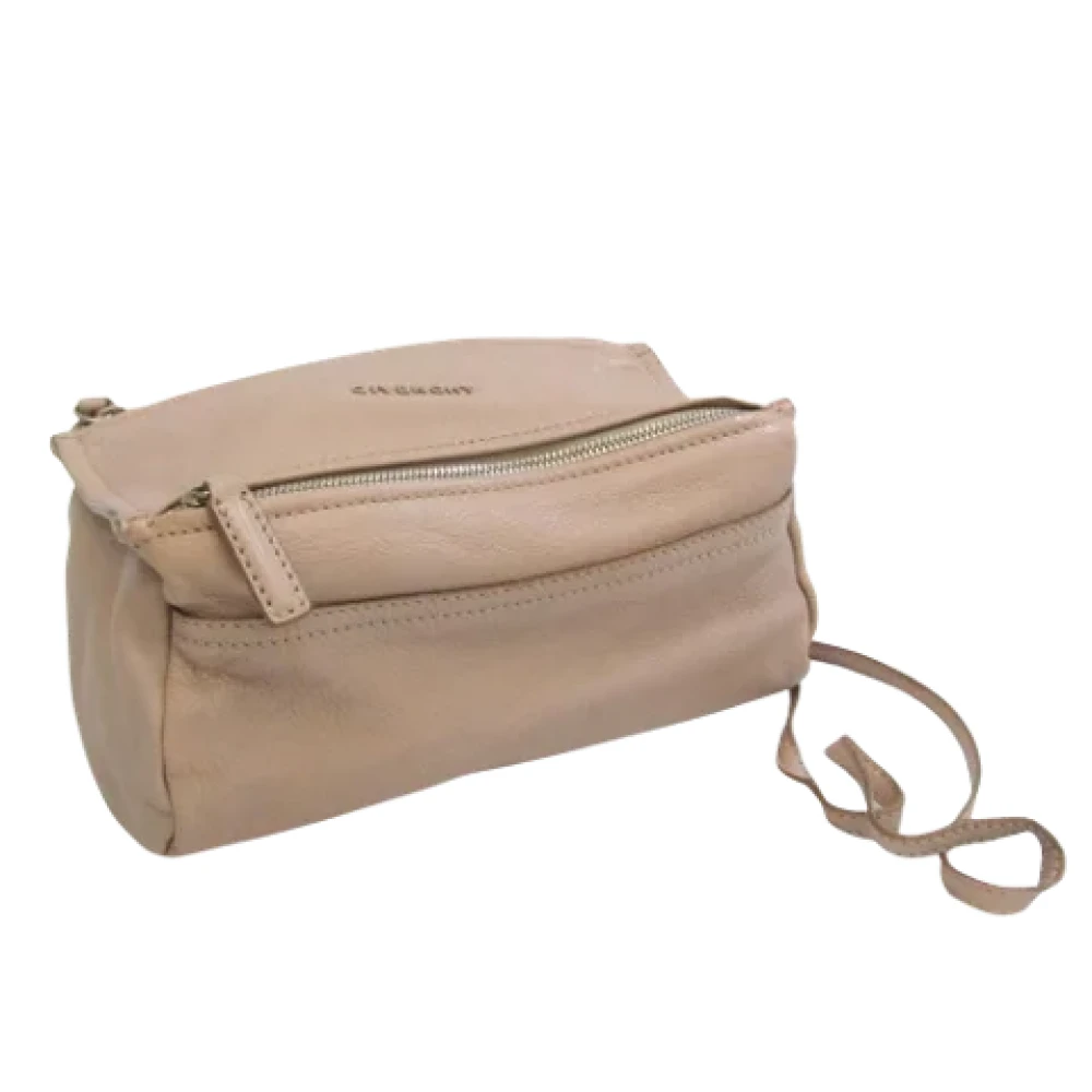 Givenchy Pre-owned Pre-owned Läder axelremsvskor Beige, Dam