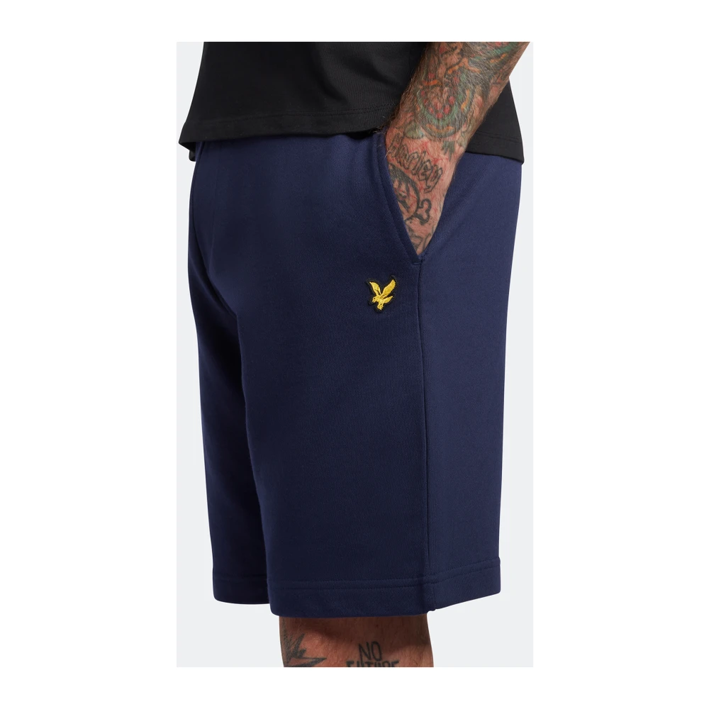 Lyle & Scott Mid Bottoms Sweat Short Green Heren