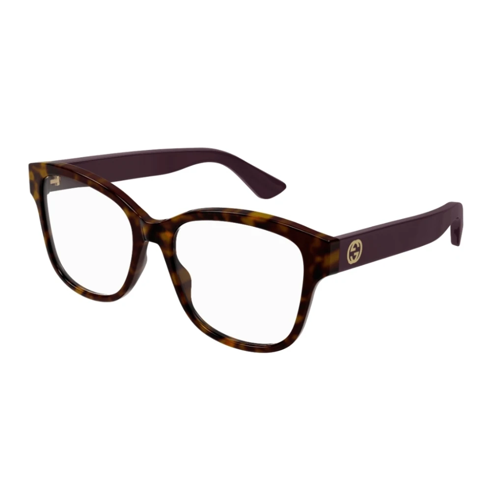 Gucci Minimal Oversized Vierkante Acetaat Zonnebril Brown Unisex