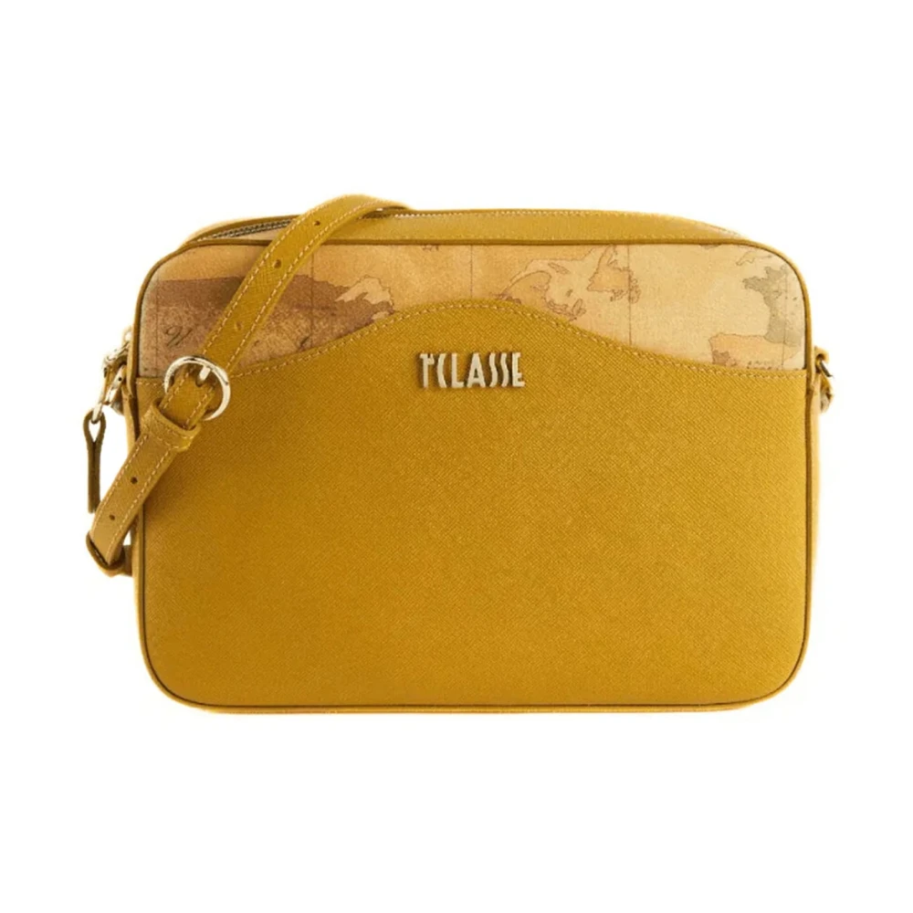 Alviero Martini 1a Classe Geo Classic Dames Schoudertas Yellow Dames