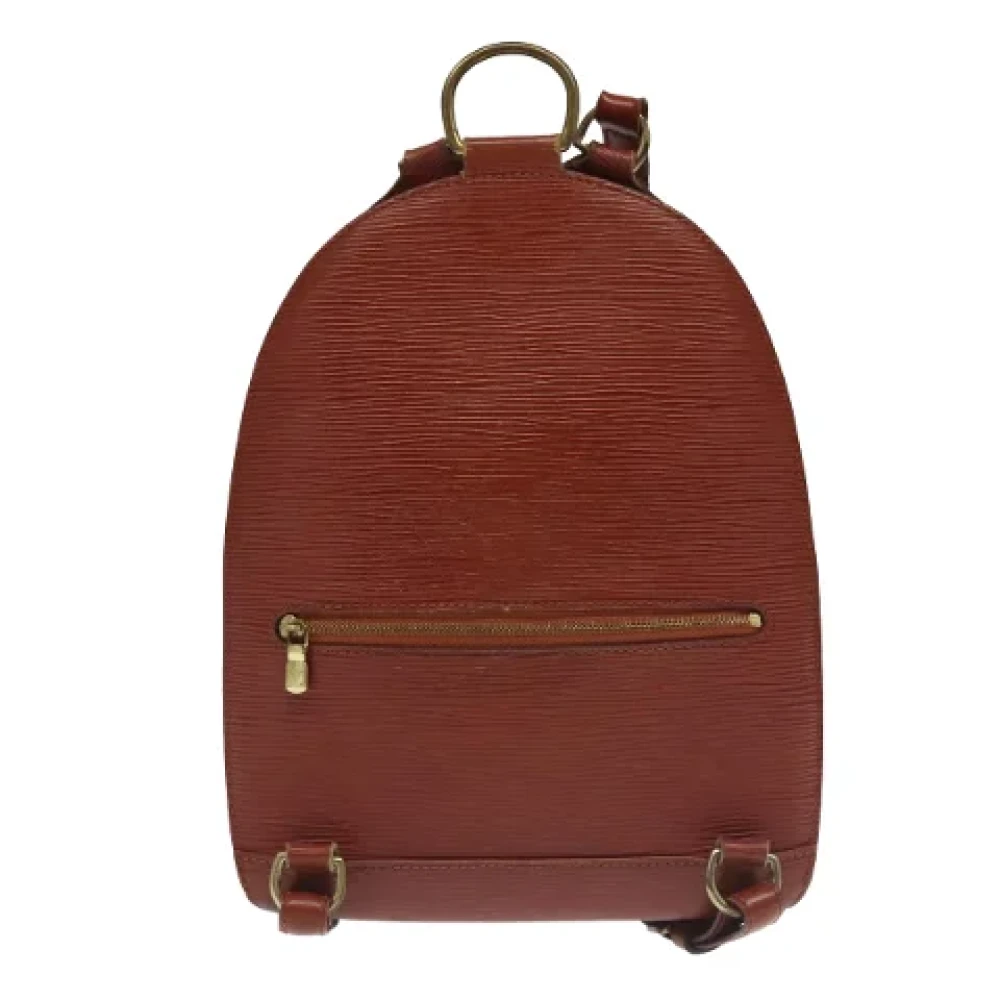 Louis Vuitton Vintage Pre-owned Leather backpacks Brown Dames