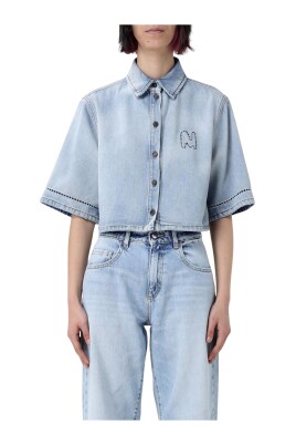 chemise-en-denim-avec-logo-brode