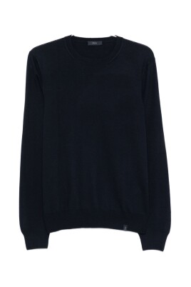 blue-wool-sweater-ribbed-finish