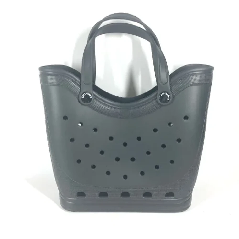 Balenciaga Vintage Pre-owned Rubber balenciaga-bags Black Dames