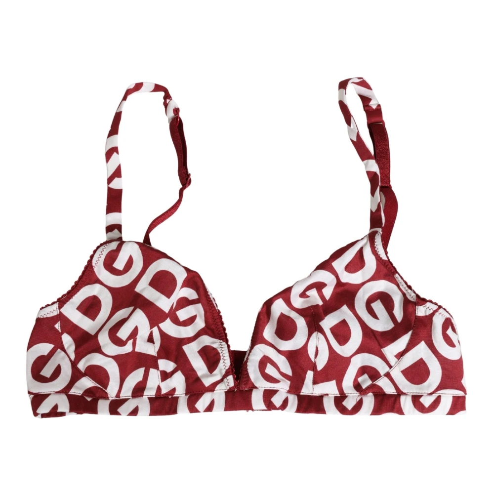 Dolce & Gabbana Women's Red Bras, Xs, Soft Cup Bra