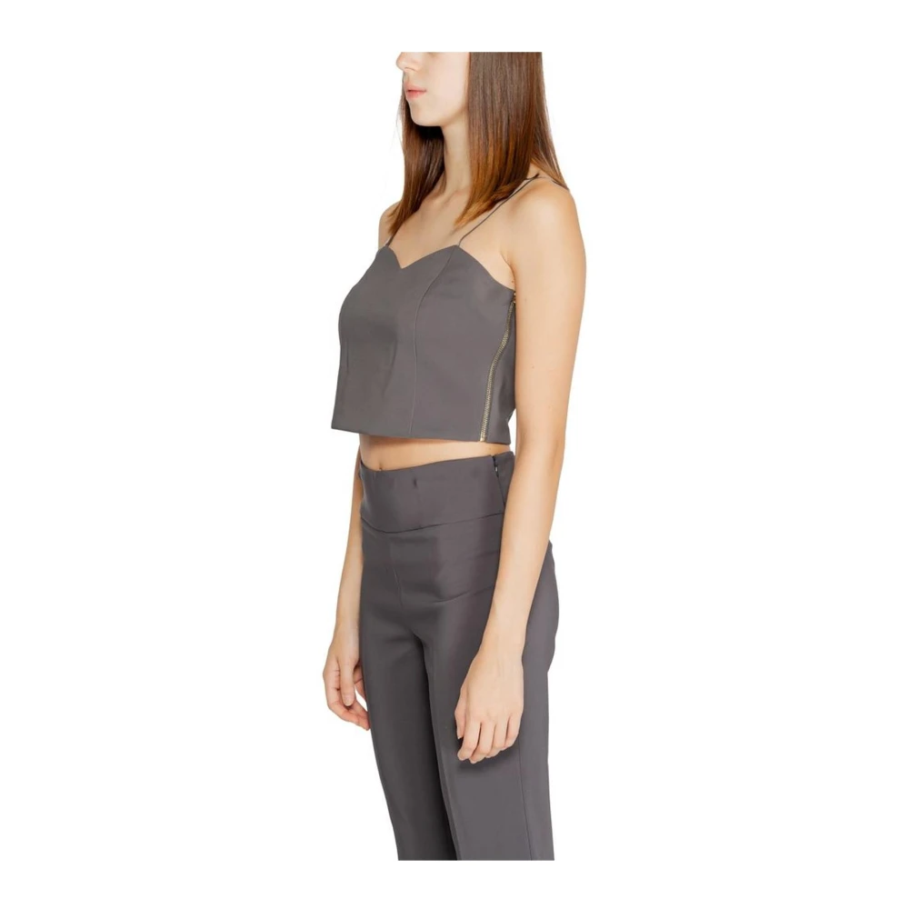 RINASCIMENTO Sleeveless Top Gray Dames