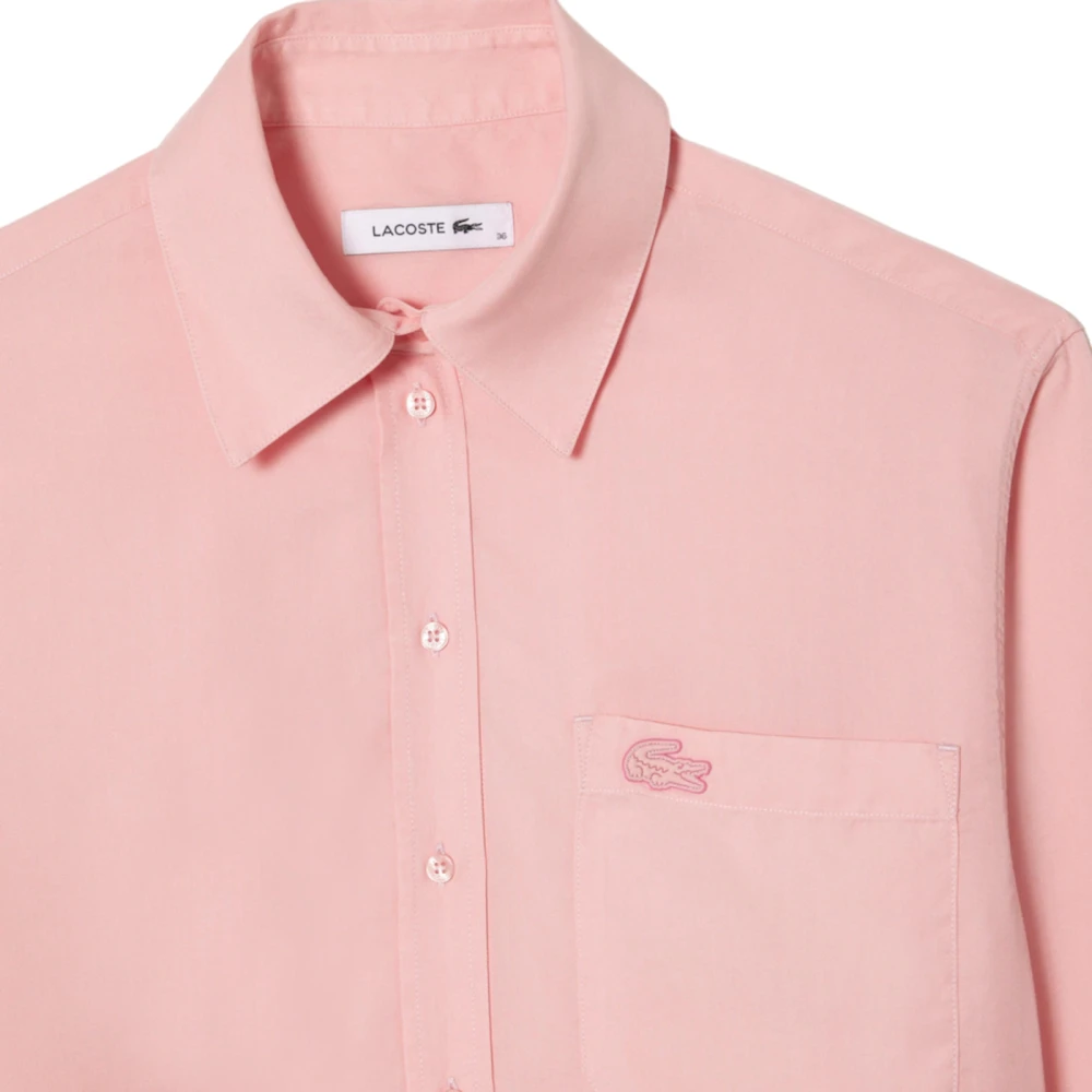 Lacoste Casual Shirts Pink Dames