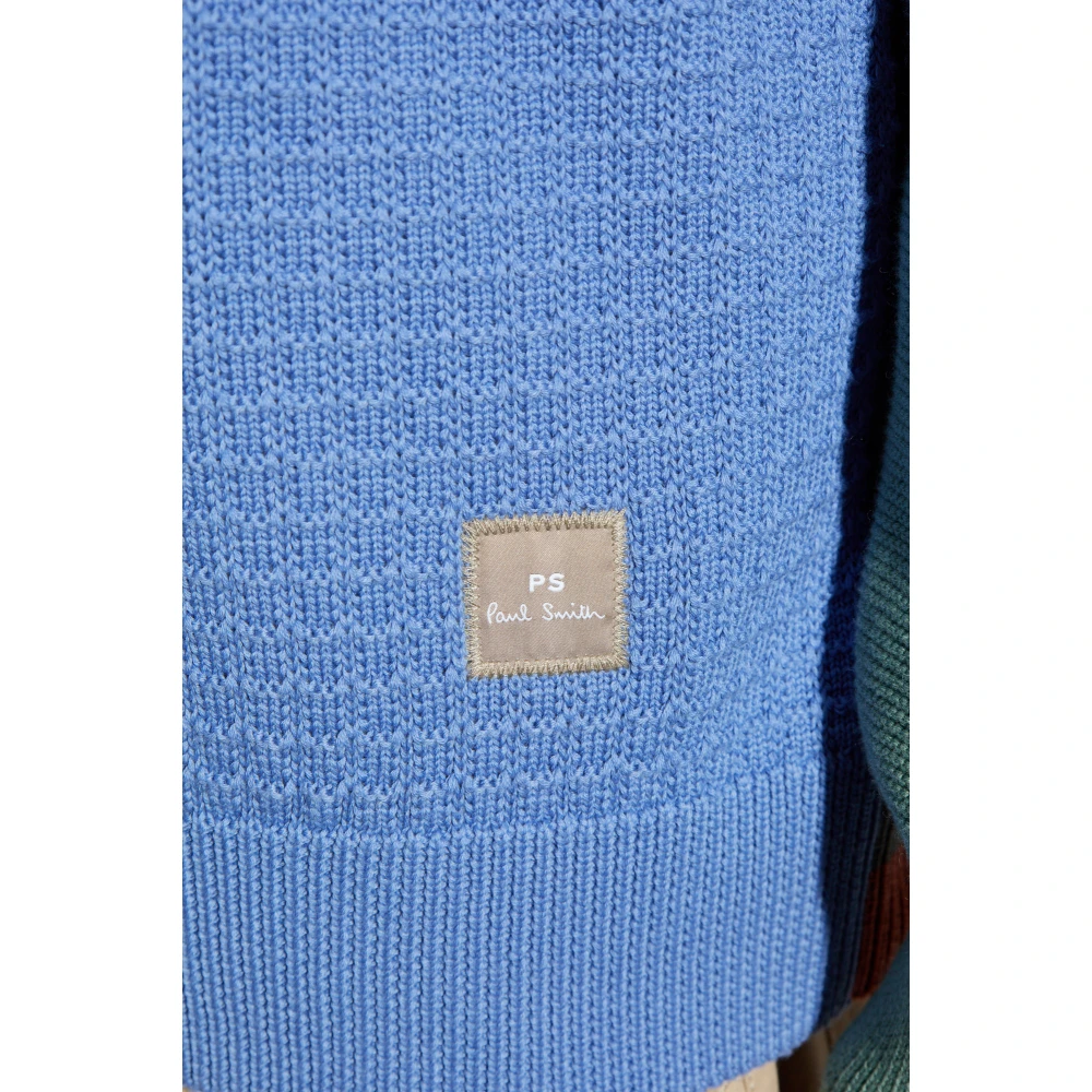 PS By Paul Smith Cardigan met logopatch Multicolor Heren
