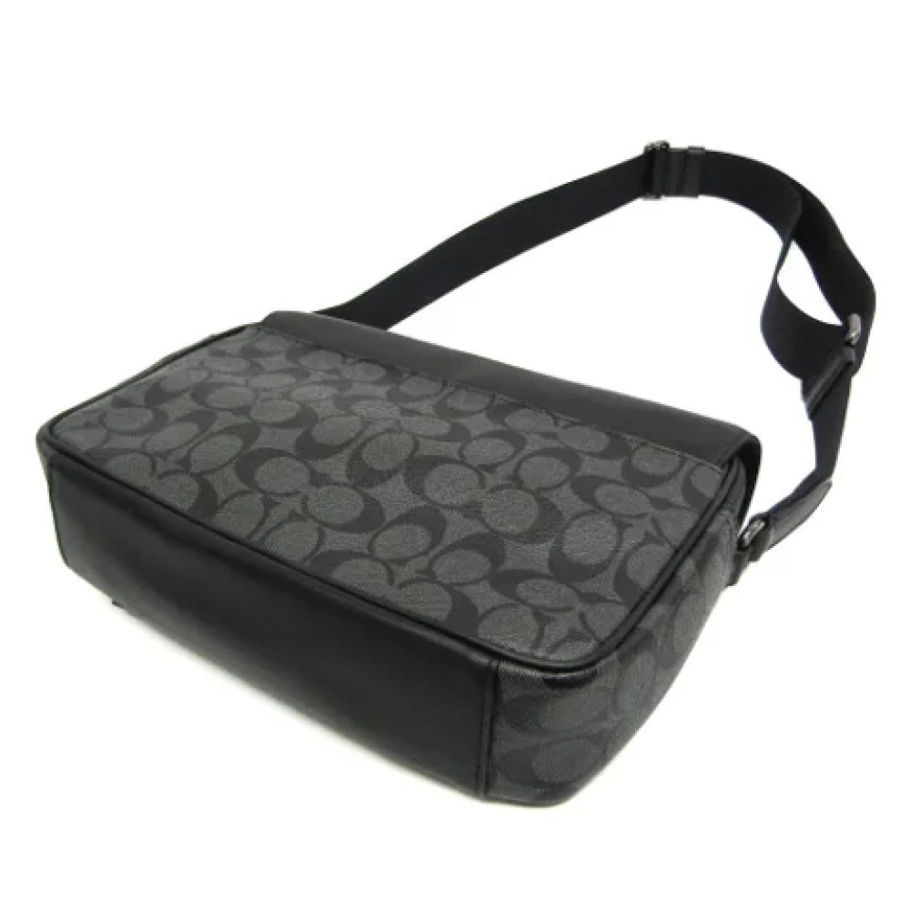 Coach Pre-owned Leather shoulder-bags Black Dames