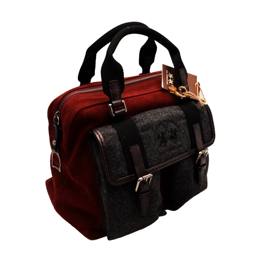 La Martina Women's Red Weekend Bag