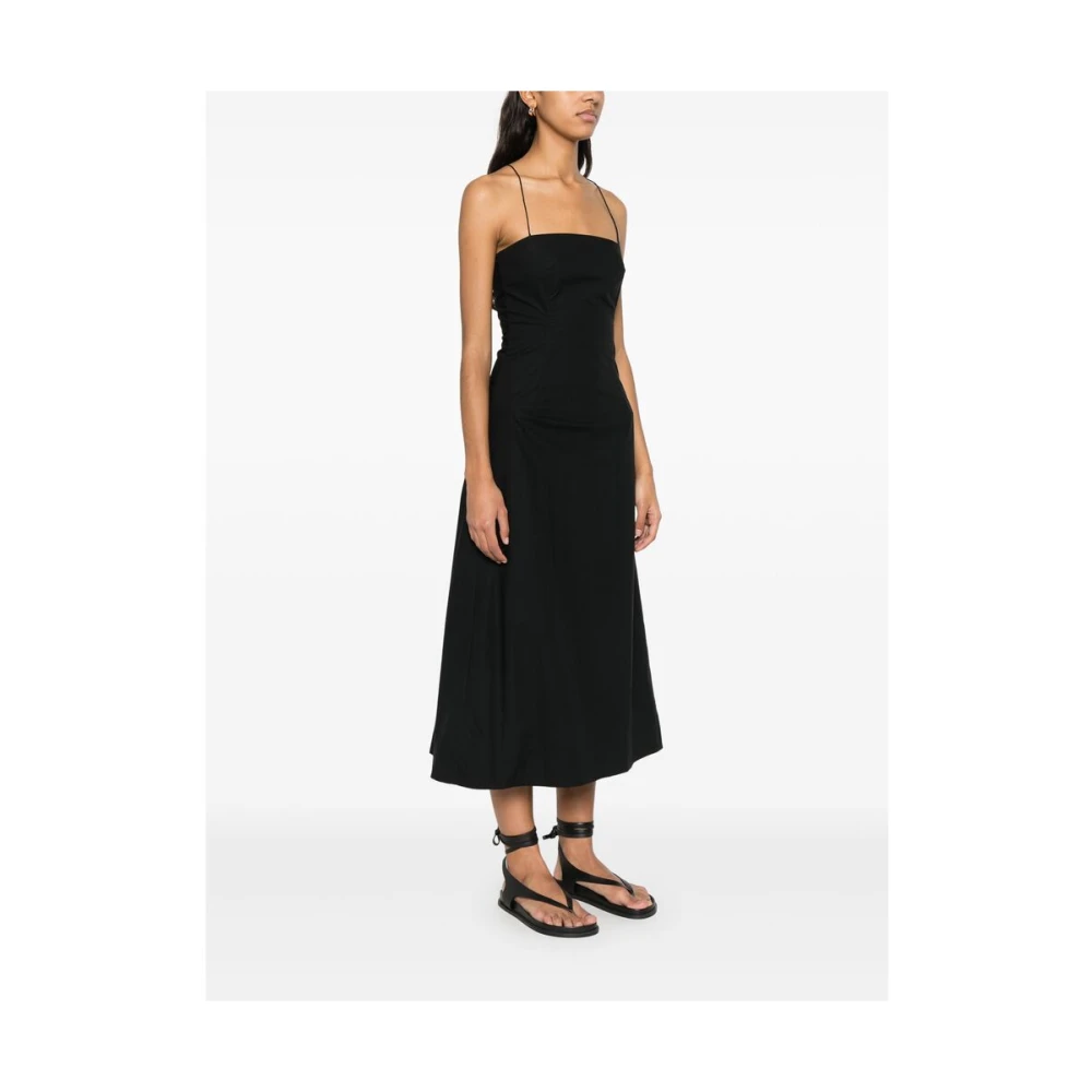Faithfull the Brand Zwarte Bandeau Stijl Jurk Black Dames