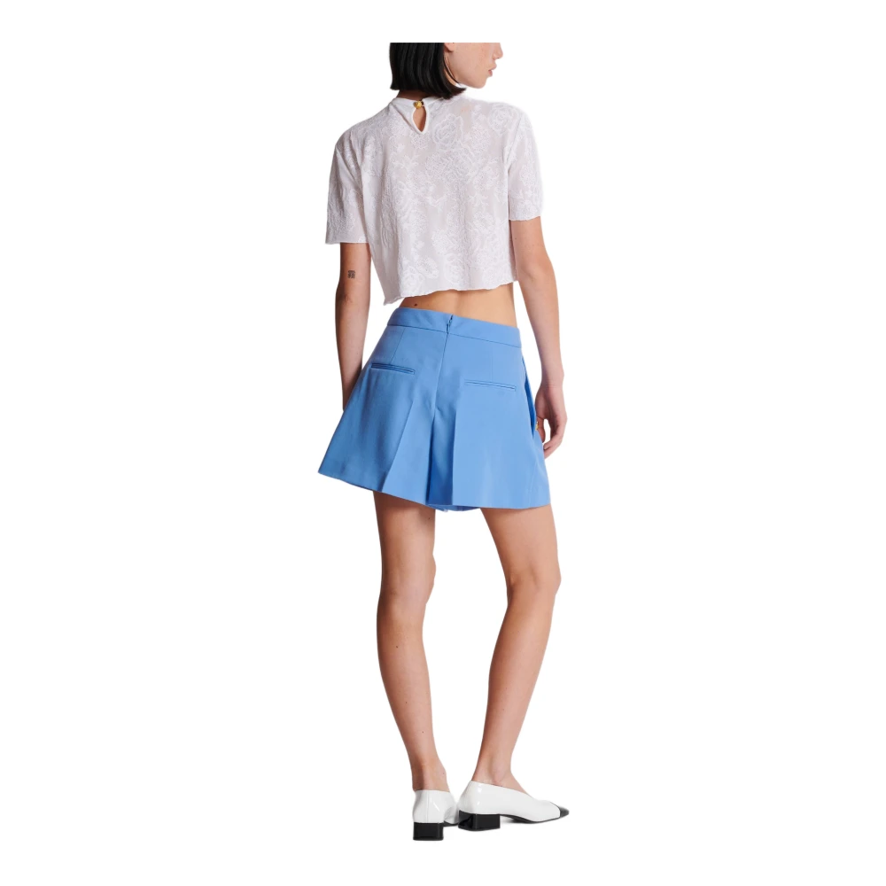 Balmain Poederkorrel Shorts Blue Dames