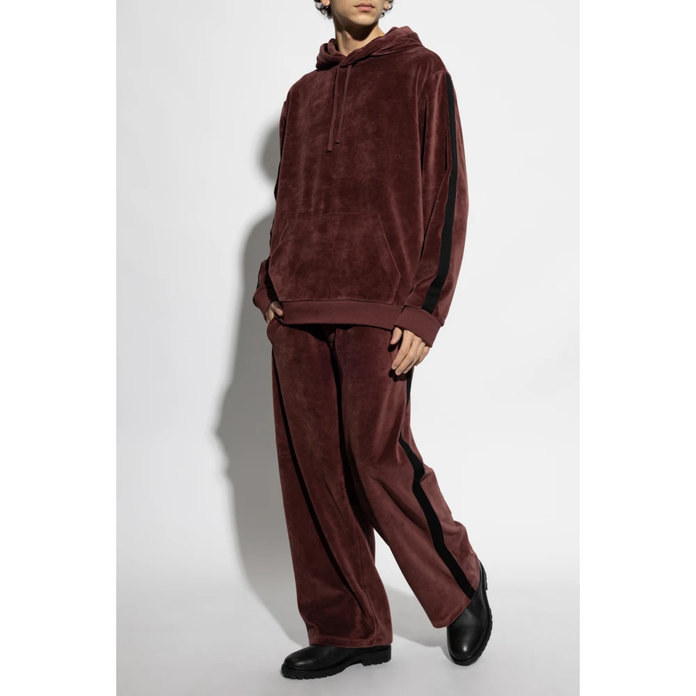 AllSaints Draven broek met zijstrepen Red Heren