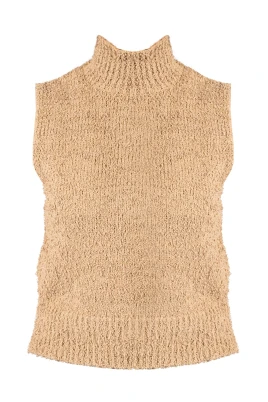 Ärmlös Högkvalitativ Blus
