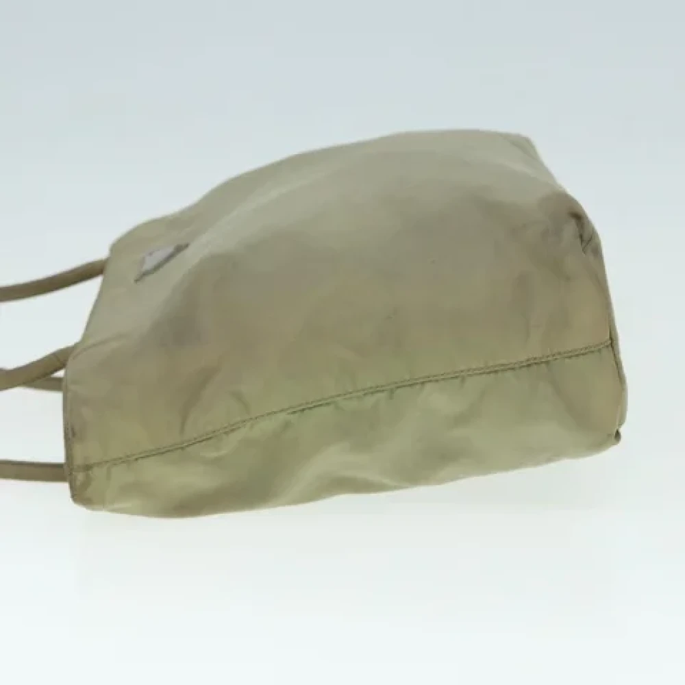 Prada Vintage Pre-owned Nylon totes Beige Dames
