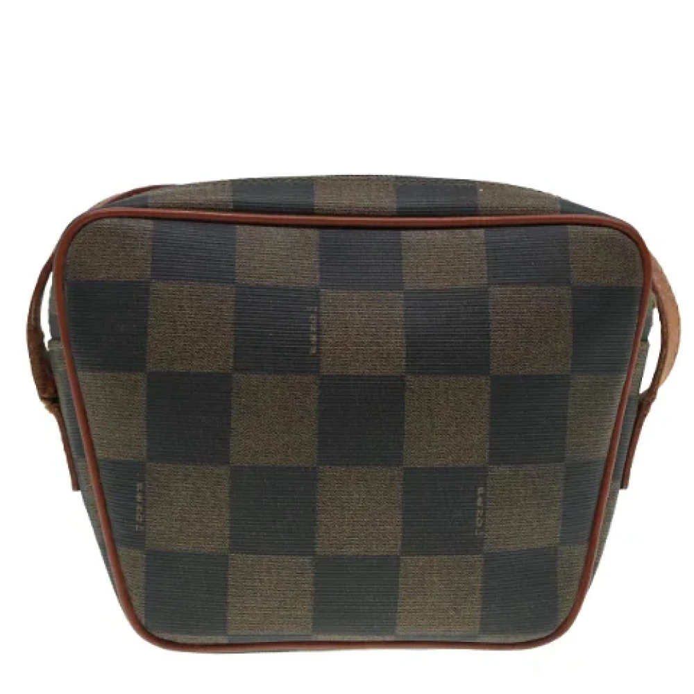 Fendi Vintage Pre-owned Canvas fendi-bags Brown Dames