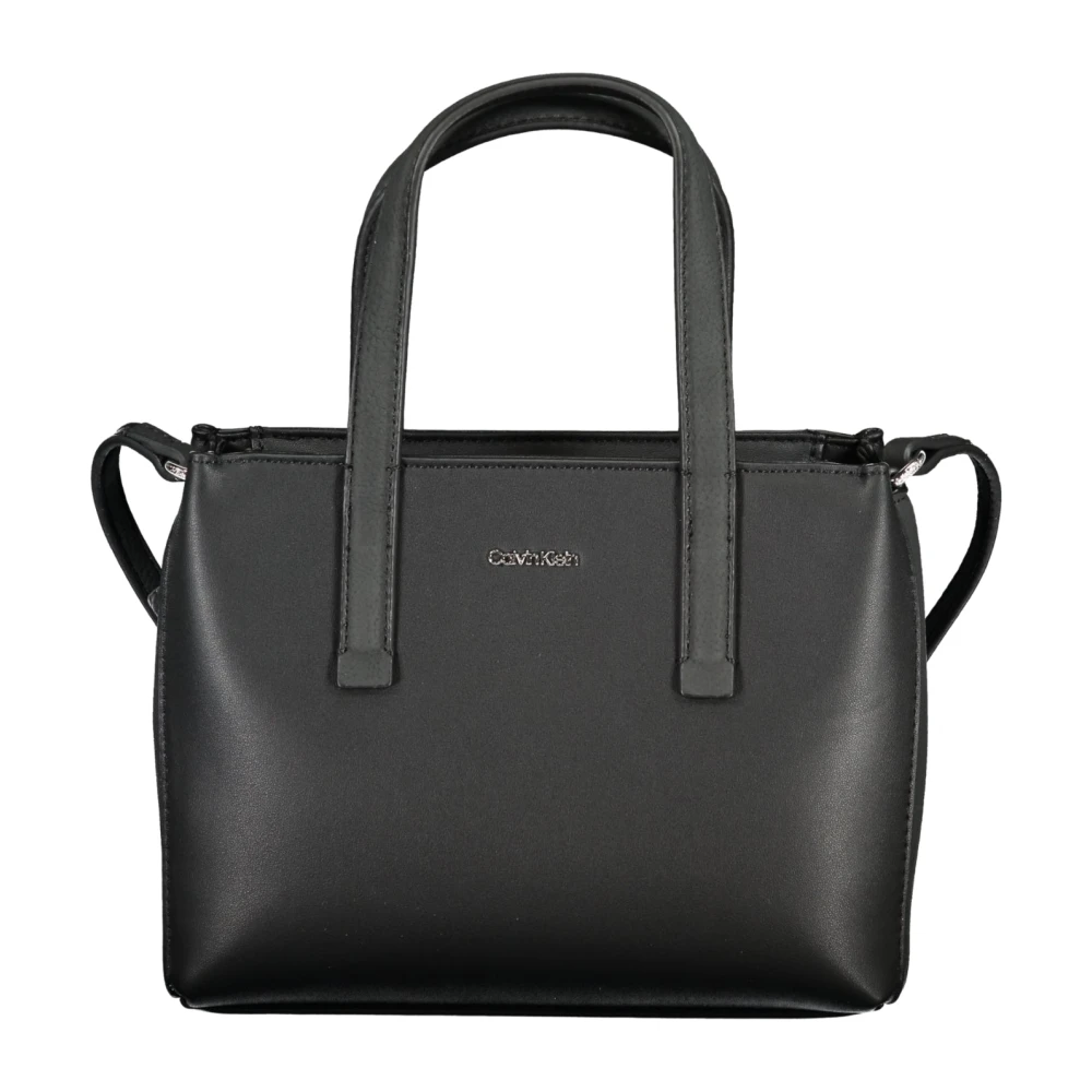 Calvin Klein Zwarte Dameshandtas met Verstelbare Band Black Dames