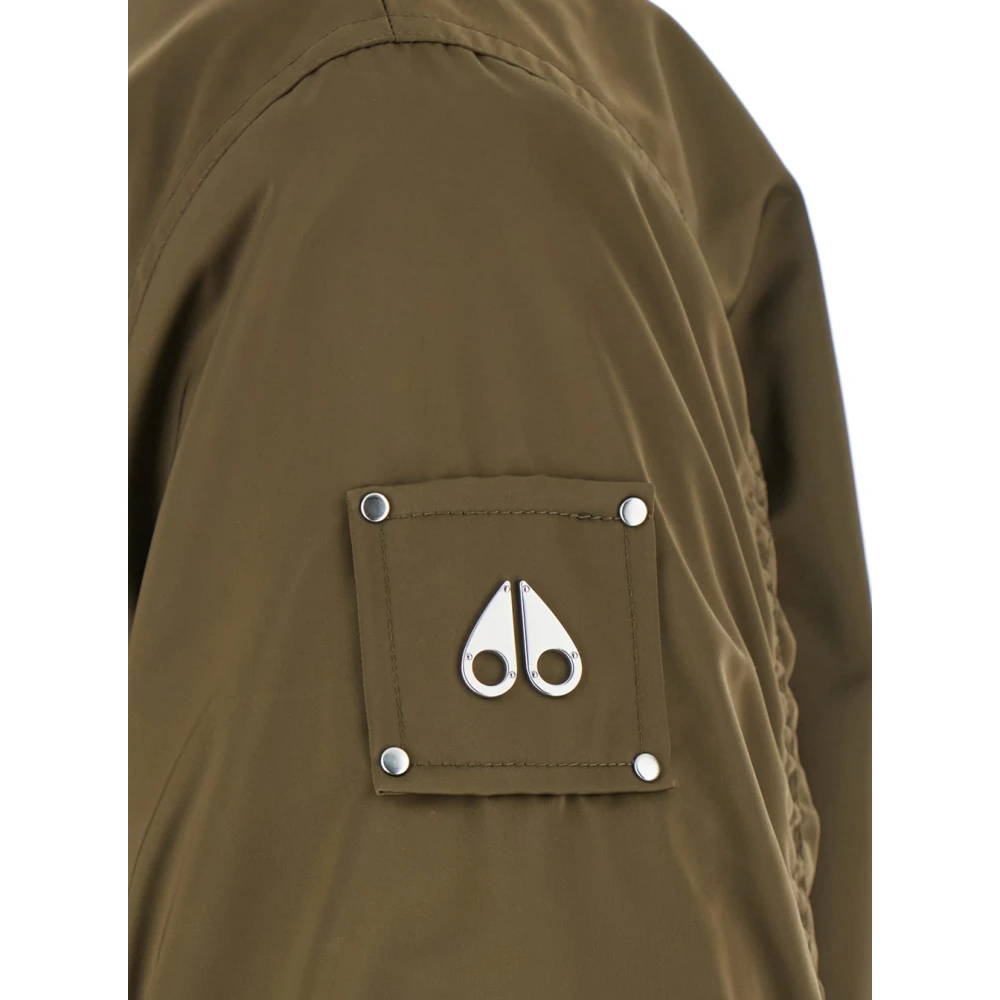 Moose Knuckles Groene Omkeerbare Bomberjack voor Vrouwen Green Dames