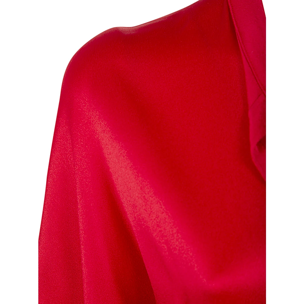 Semicouture Lipstick Jeanne Shirt Red Dames