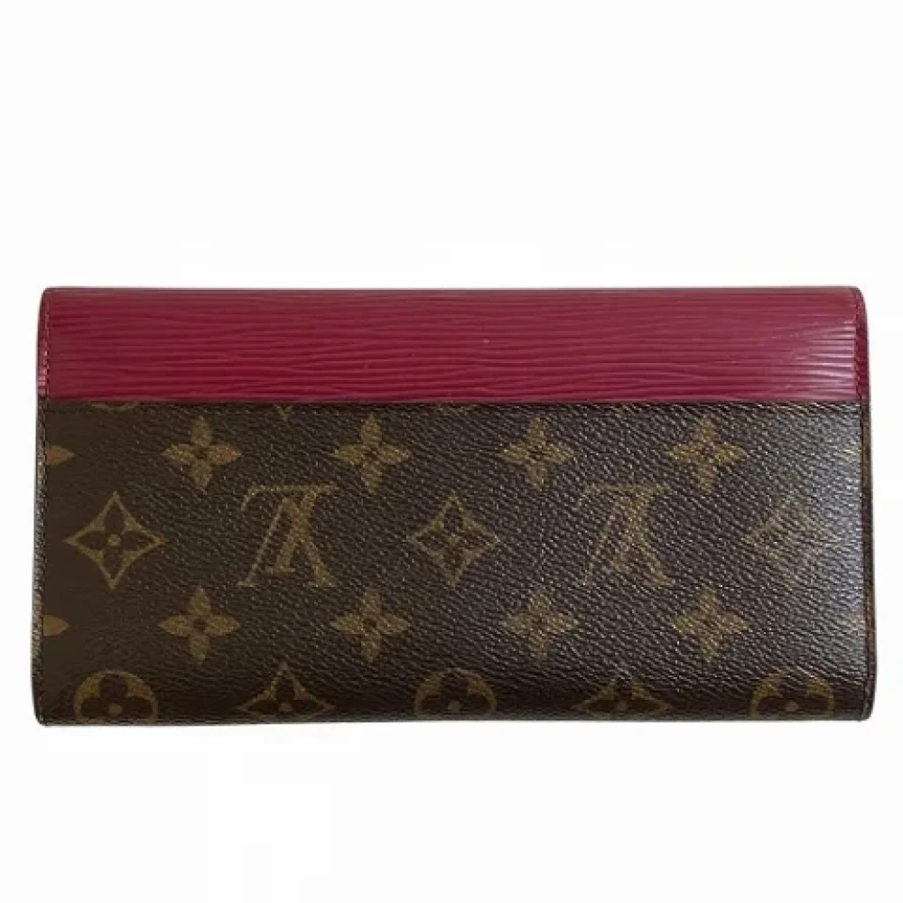 Louis Vuitton Vintage Pre-owned Leather wallets Brown Dames