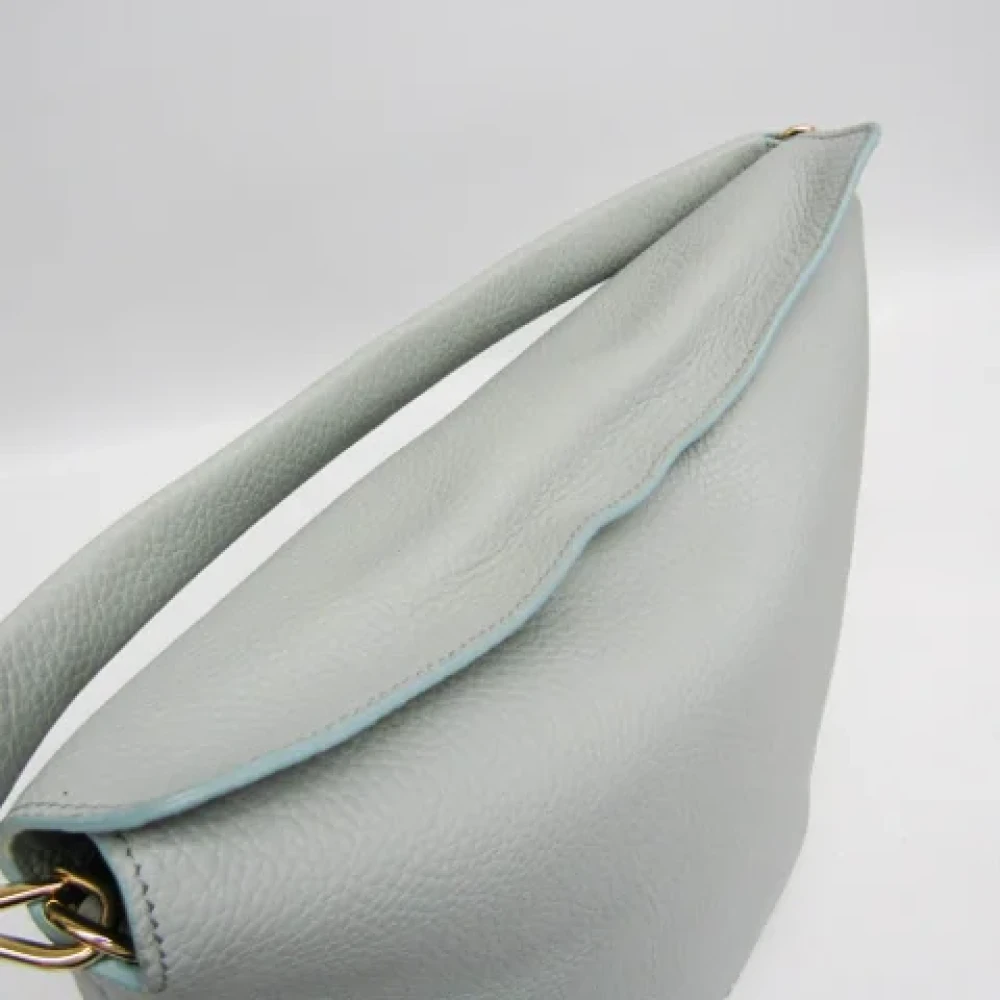 Burberry Vintage Pre-owned Leather shoulder-bags Blue Dames