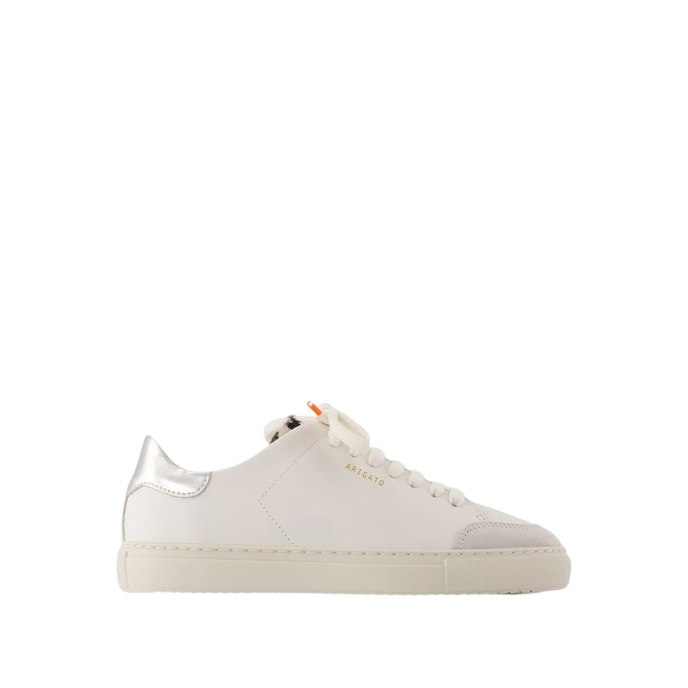 Axel Arigato Vit/Silver Läder Triple Sneakers White, Dam