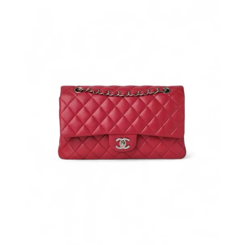 Chanel Vintage Pre-owned Leather chanel-bags Red Dames